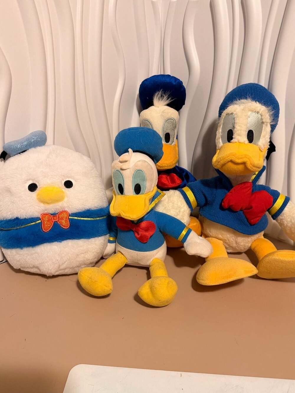 Donald Duck Plush Lot of 4, Fuzz-A-Mallows Squishmallow, Kohls, and Exclusive